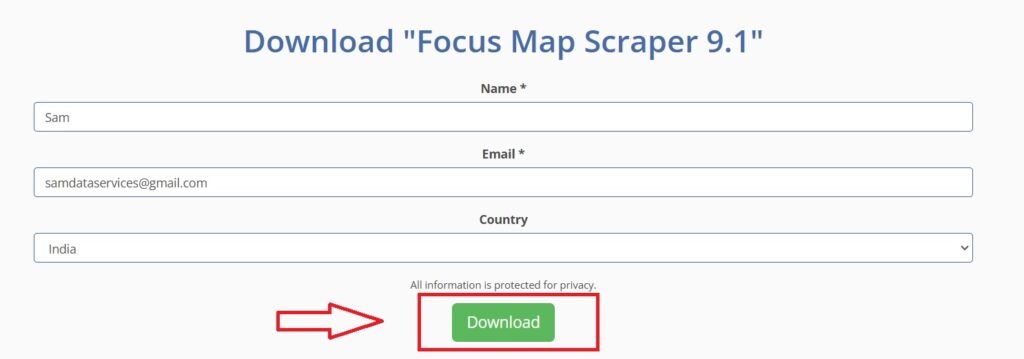 focus map scraper download